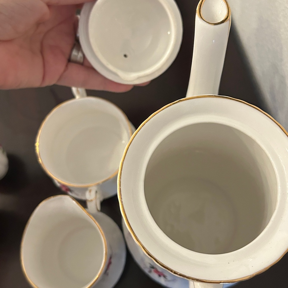 Vintage Princess House by Hammersley Windsor Rose fine bone china tea/coffee set - Picture 11 of 15